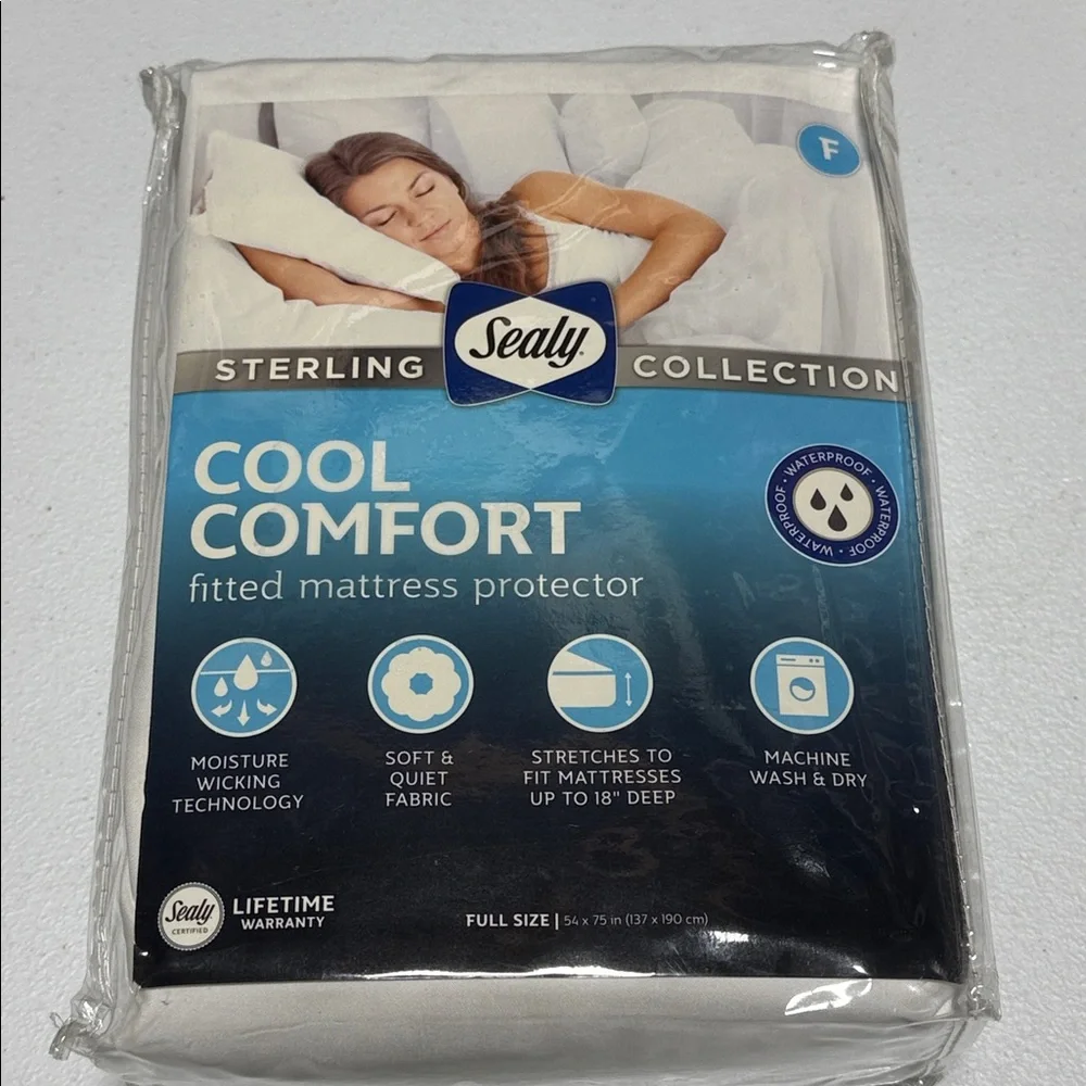 Sealy Cool Comfort Fitted Mattress Protector Size Full